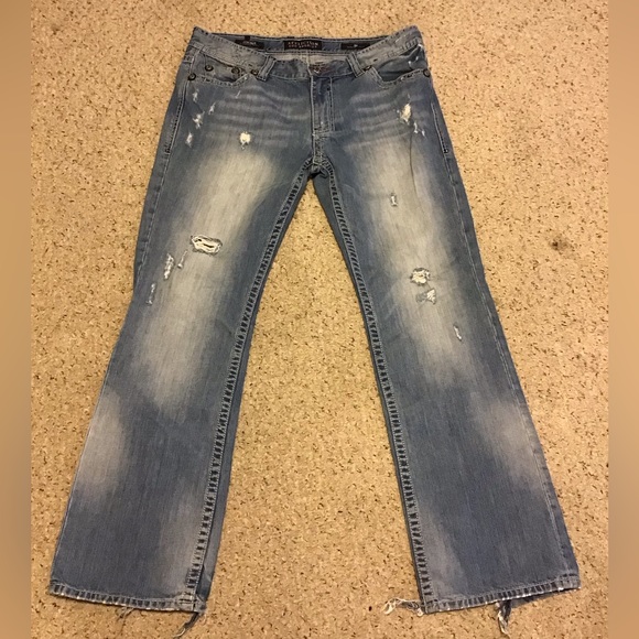 Affliction Other - AFFLICTION LOS ANGELES MENS DISTRESSED JEANS SZ 38 x 33 COOPER RELAXED BOOT